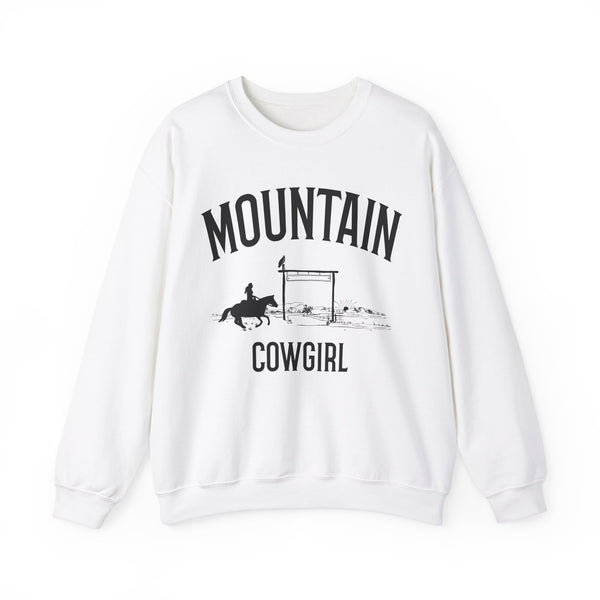 Mountain Sweatshirt - Mountain Cowgirl Graphic Crewneck