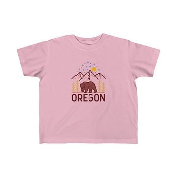 Buy pink Oregon Toddler T-Shirt - Unisex Toddler Oregon Shirt
