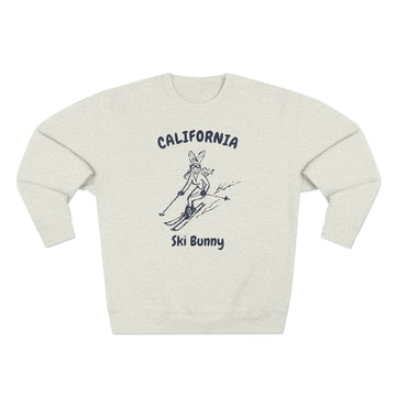 Buy oatmeal-heather Premium California Ski Bunny Sweatshirt