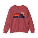 Ski Bum Sweatshirt Retro Mountains, Ski Bum Unisex Crewneck, Vintage Cozy Jumper, Gift for Outdoor Lovers-6
