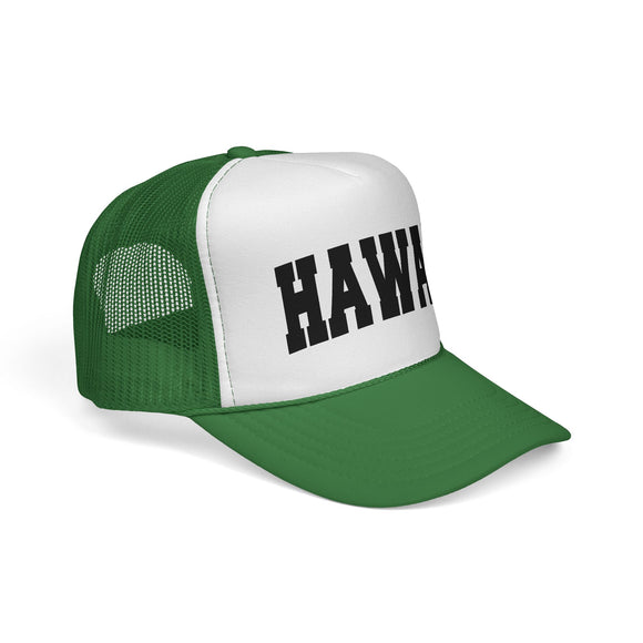 Hawaii Retro Collegiate Style Trucker Hat