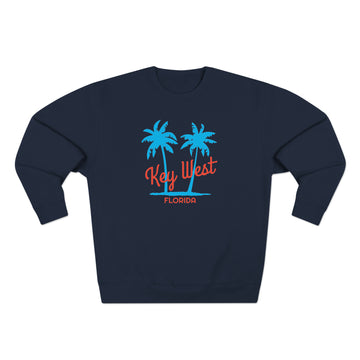 Buy navy Premium Key West, Florida Sweatshirt - Retro Unisex Sweatshirt