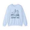 Jackson Hole, Wyoming Sweatshirt - Mountain Illustration Graphic Crewneck
