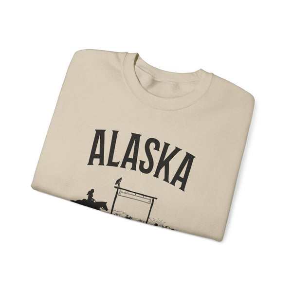 Alaska Sweatshirt - Mountain Cowgirl Graphic Crewneck