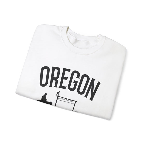 Oregon Sweatshirt - Oregon Cowboy Graphic Crewneck
