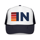 Indiana Trucker Hat - IN Abbr retro cap-1