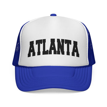 Buy royal Atlanta, Georgia Collegiate Style Trucker Hat