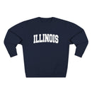Premium Illinois Retro Graphic Sweatshirt-4