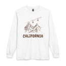 California Long Sleeve T-Shirt - Ski Mountain Gondola-1