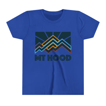 Buy true-royal Mt Hood, Oregon Youth T-Shirt - Kids Mt Hood Shirt