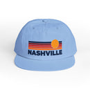 Nashville, Tennessee retro sunset Surf Cap | vintage striped sun state hat-13