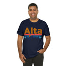 Alta, Utah Shirt - Mountain Sunset Unisex Alta T-Shirt-83