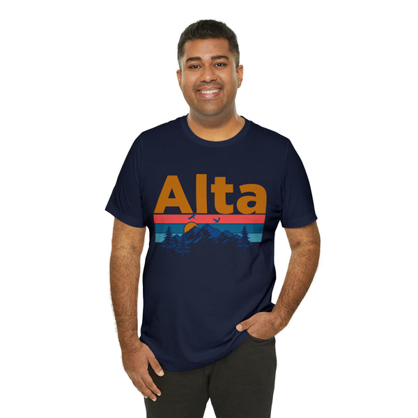 Alta, Utah Shirt - Mountain Sunset Unisex Alta T-Shirt