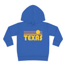 Texas Toddler Hoodie - Retro Sunrise Unisex Texas Toddler Sweatshirt-4