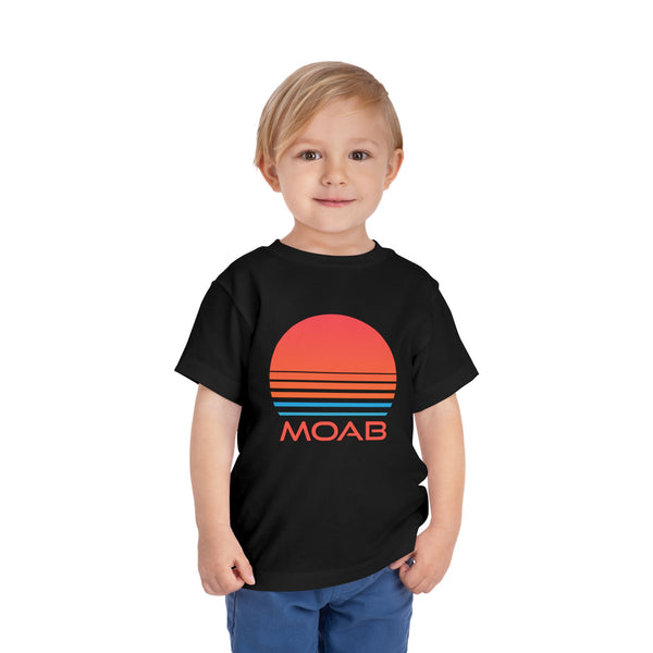 Moab, Utah Toddler T-Shirt - Retro 80s Toddler Moab Shirt