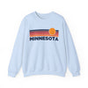Minnesota Sweatshirt Retro Sun Unisex - Vintage Minnesota Inspired Warm Pullover Jumper
