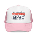Whitefish, Montana Après-ski Trucker Hat — Foam Mesh Cap-3
