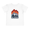 Alaska Toddler T-Shirt - Retro Palm Tree Unisex Toddler Alaska Shirt