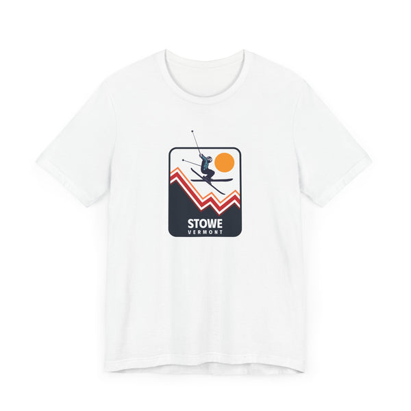 Stowe, Vermont T-Shirt - Snow Ski Jump Unisex Stowe Shirt