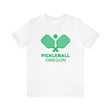 Buy white Oregon Pickleball T-Shirt - Unisex Oregon Shirt