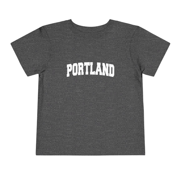 Portland, Oregon Toddler Graphic Tee - Kids Portland Vacation Shirt