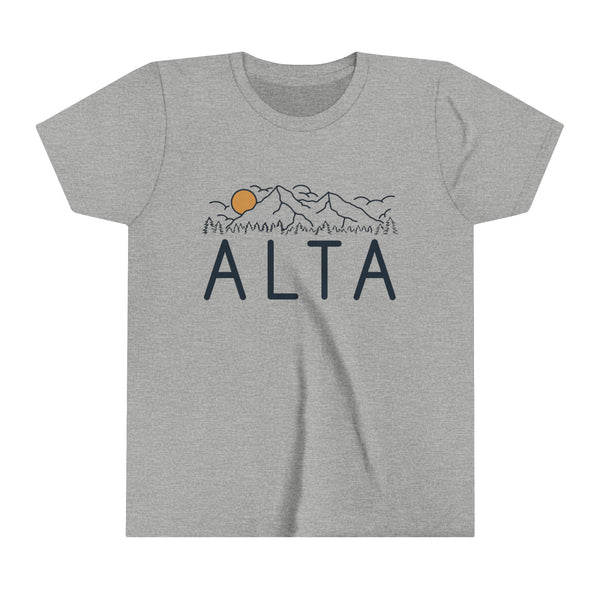 Alta, Utah Youth T-Shirt - Kids Alta Shirt