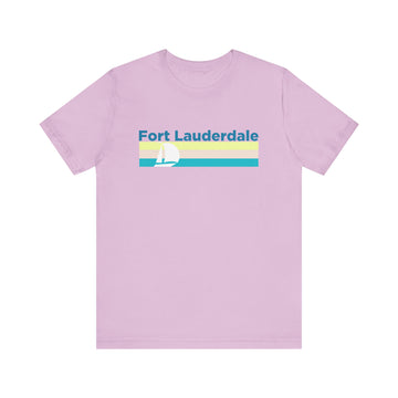 Buy lilac Fort Lauderdale, Florida T Shirt - Sailboat Graphic Tee