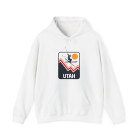 Utah Hoodie - Snow Ski Jump Unisex Utah Hoodie Sweatshirt