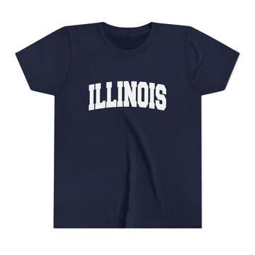 Buy navy Illinois Youth Graphic Tee - Kids T Shirt