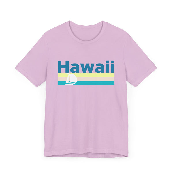 Hawaii T Shirt - Sailboat Graphic Hawaii Tee