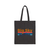 Big Sky, Montana Tote Bag - Cotton Canvas Big Sky Bag