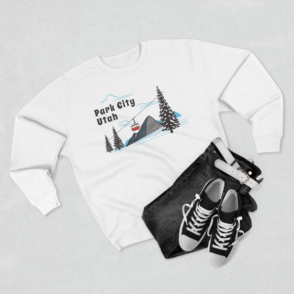 Premium Park City, Utah Sweatshirt Unisex Crewneck, Premium Sweatshirt, Crewneck Jumper, Ski Resort Apparel