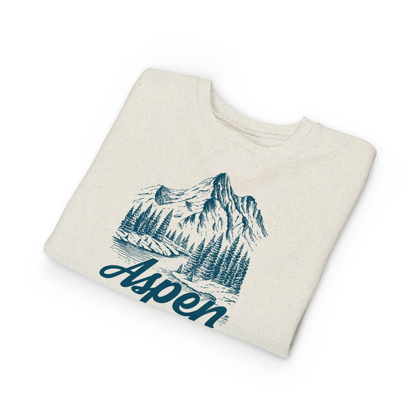 Aspen, Colorado Toddler Sweatshirt - Aspen Toddler Crewneck Sweatshirt