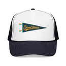 Channel Islands National Park Pennant Trucker Hat — Vintage Foam Mesh Cap-1