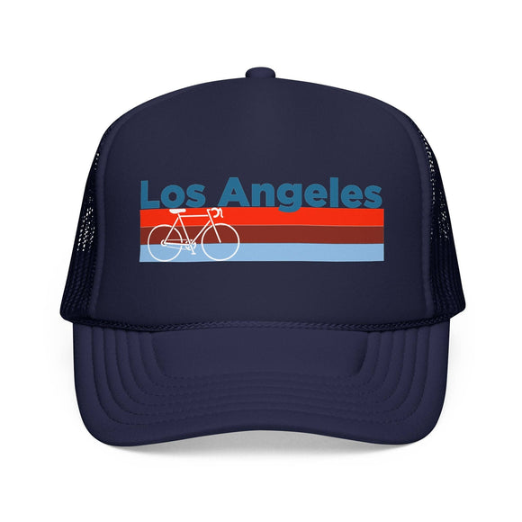 Kids Los Angeles, California Trucker Hat Foam LA Bike