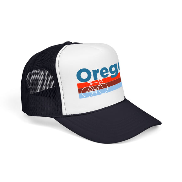Oregon Trucker Hat - Foam Oregon Bike Cap