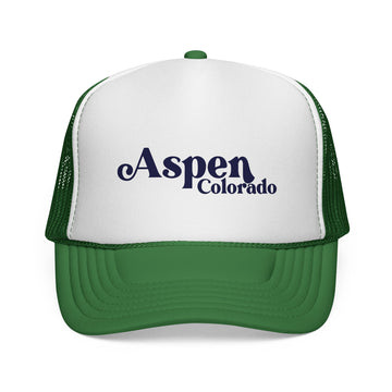 Aspen, Colorado Retro Trucker Hat - 0