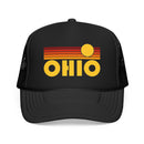 Ohio Retro Sunset Trucker Hat-1