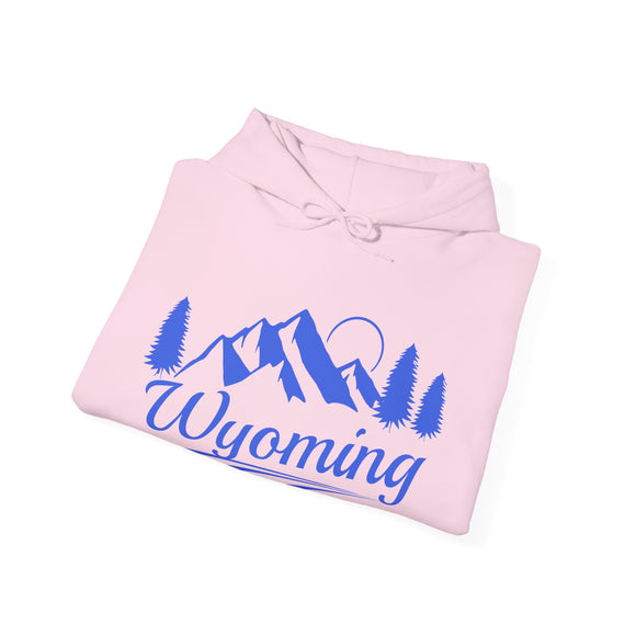 Wyoming Hoodie - Mountain Unisex Wyoming Hoodie Sweatshirt