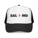 Baltimore, Maryland Retro Trucker Hat - Lightning Foam Cap-2