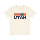 Retro Utah T-shirt, Mountain Tee, Vintage Utah Unisex Jersey Shirt, Outdoor Hiking Apparel-3