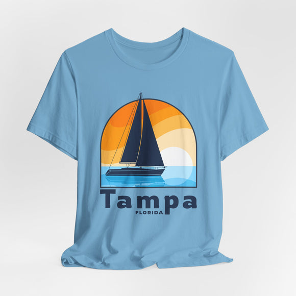 Tampa, Florida T Shirt - Sailboat Tee
