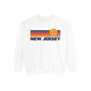 New Jersey Sunset Stripes Sweatshirt | Comfort Colors - 100% Cotton-2