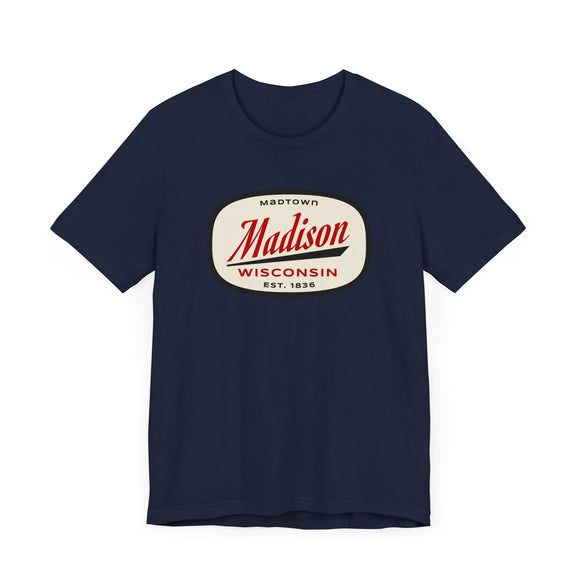 Madison, Wisconsin T-Shirt - Retro Unisex Madison Shirt