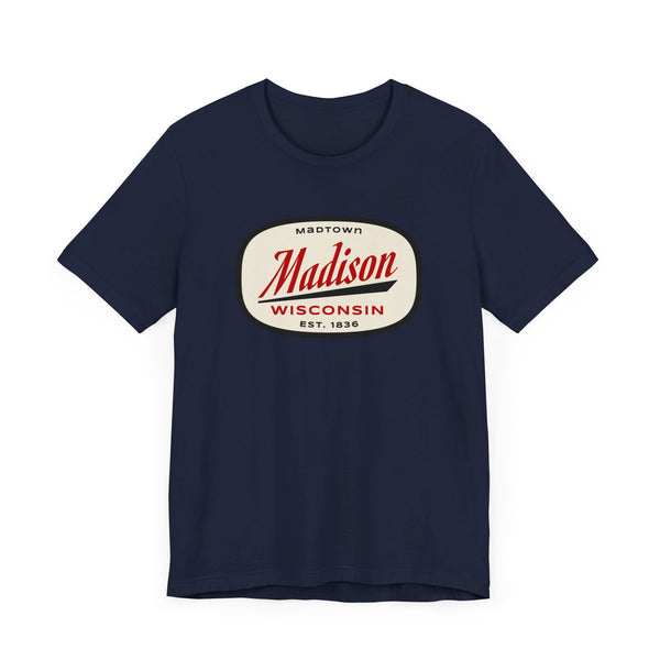 Madison, Wisconsin T-Shirt - Retro Unisex Madison Shirt