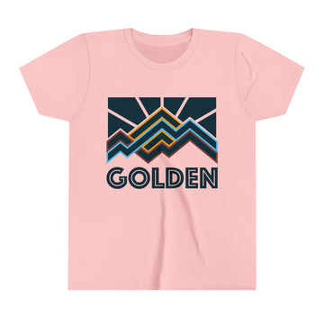 Buy pink Golden, Colorado Youth T-Shirt - Kids Golden Shirt