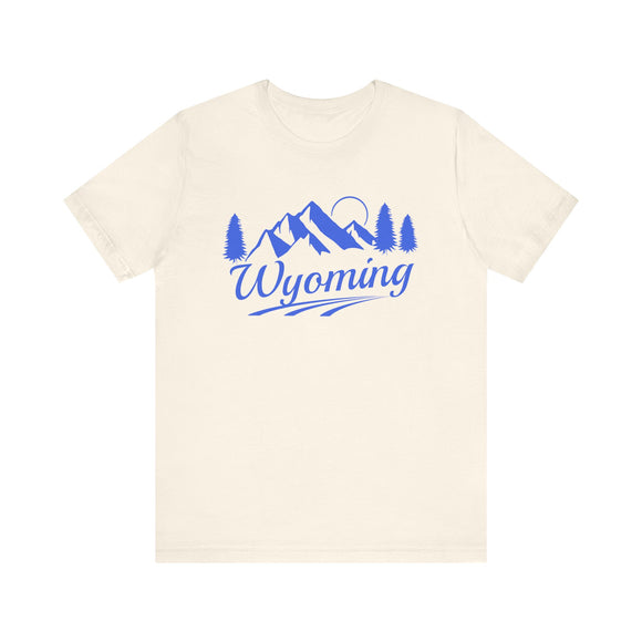Wyoming T-Shirt - Retro Mountain Unisex Wyoming Shirt