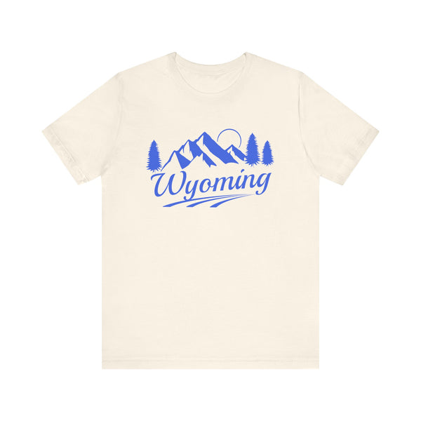 Wyoming T-Shirt - Retro Mountain Unisex Wyoming Shirt