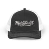 Maryland Snapback Trucker Cap - Embroidered Maryland Hat