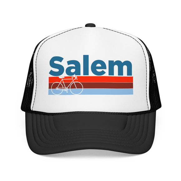 Salem, Oregon Trucker Hat - Foam Salem Bike Cap